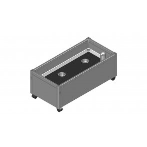 Hjbed i PVC. Inkl. GrowWater, bund og hjul 30x90x44 cm