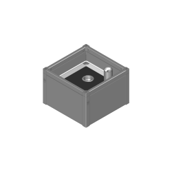 Raised bed in PVC. Incl. GrowWater 30x44x44 cm