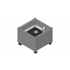 Hjbed i PVC. Inkl. GrowWater, bund og hjul 30x44x44 cm