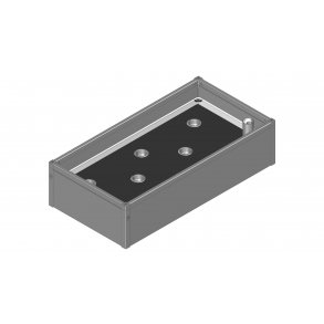 Hjbed i PVC. Inkl. GrowWater 30x120x62 cm