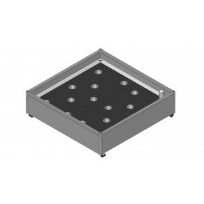 Hjbed i PVC. Inkl. GrowWater, bund og hjul 30x120x120 cm