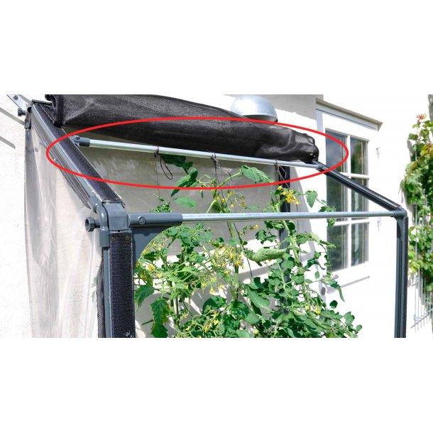 Pipes for installation in GrowCamp roof - for tying up plants