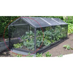 Gavl i insektnet til tunnel hjbed