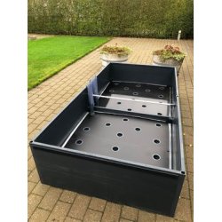 Self-watering and bottom for PVC raised bed 50x120x240 cm (25 cm soil)