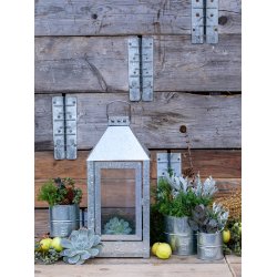 Galvaniserede Urtepotte (st m. 3 stk. / 3 str.)