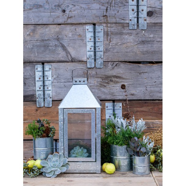 Galvaniserede Urtepotte (st m. 3 stk. / 3 str.)