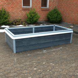 Hjbed Classic Med Augerkant - Anthrazit