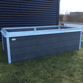 Hjbed Struktur Med Augerkant - Anthrazit