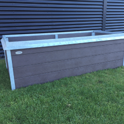 Highbed Struktur Med Augerkant - Brun