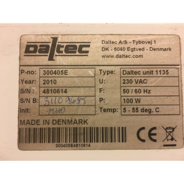 Daltec Unit 1135