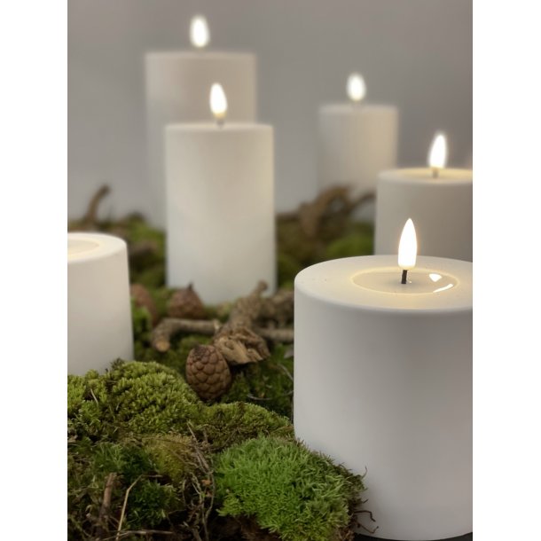 Vit Led-Blocklampa 10X10 Cm - Utomhus