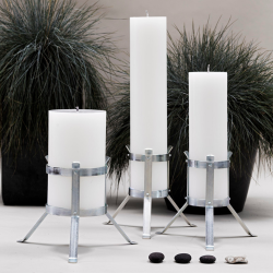 Ljusf&ouml;tter Galvaniserade