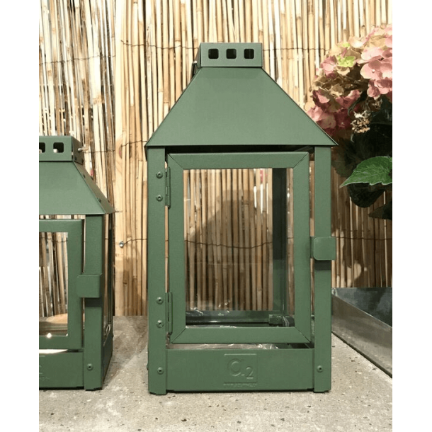 A2 Living lanterne mini oliven gr�n h�jde 33,5 cm udend�rs 