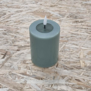 Deluxe Homeart Salvie grn LED Bloklys 7,5x10 cm