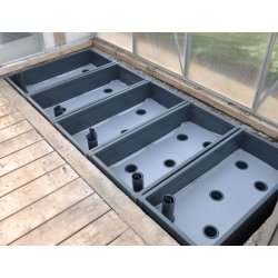 Hjbed i PVC. Inkl. GrowWater 30x90x44 cm