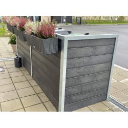 Quatro (4) skraldespandsskjuler classic - ben