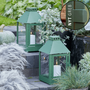 A2 Living lanterne mini oliven grn hjde 33,5 cm udendrs 