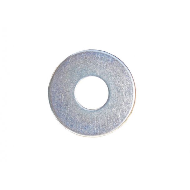 Akselskive Ø10 metal for hjørnehjul med nylonbøsning