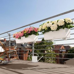 Lechuza Balconera Color udend�rs krukke til blomster med selvvandingssystem 