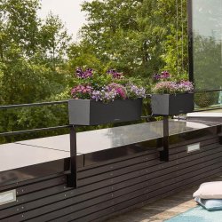 Lechuza Balconera Stone udendrs krukke til blomster med selvvandingssystem 