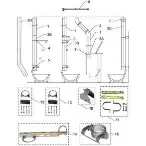 SKIOLD Beslag for volumendoserer TP. Reservedele