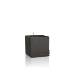 Lechuza Canto Stone Low udendrs krukke til blomster med selvvandingssytem