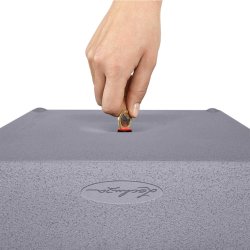 Lechuza Canto Stone Low udendrs krukke til blomster med selvvandingssytem