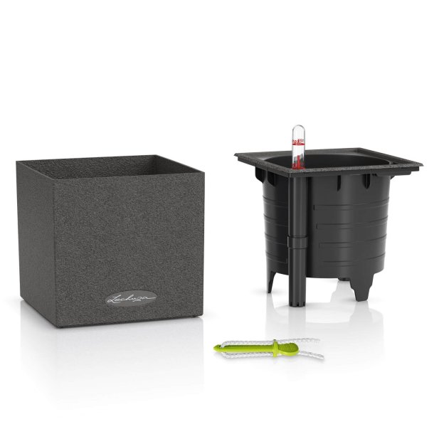 Lechuza Canto Stone 14 indendrs krukke til blomster med selvvandingssystem 