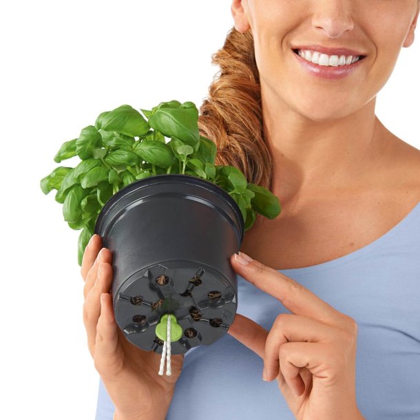 Lechuza  Cube Color 14 indend�rs krukke til blomster med selvvandingssystem 13,5 