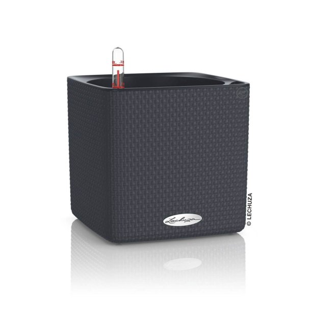 Lechuza Cube Color 16  krukke til blomster med selvvandingssystem