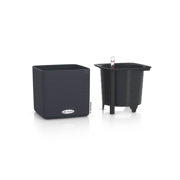 Lechuza Cube Color 16  krukke til blomster med selvvandingssystem