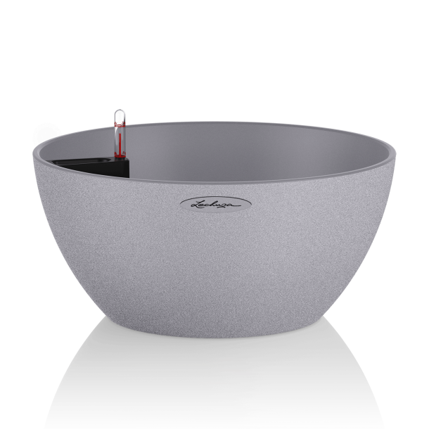 Lechuza Cubeto Stone udendrs krukke til blomster med selvvandingssystem 