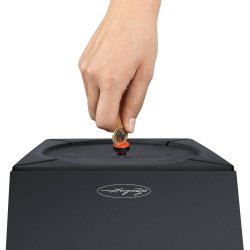 Lechuza Cubico Color krukke til blomster med selvvandingssystem  Slate 40 x 40 x H75 cm