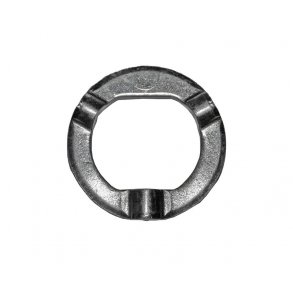 Metalskive for trkhjul rund aksel