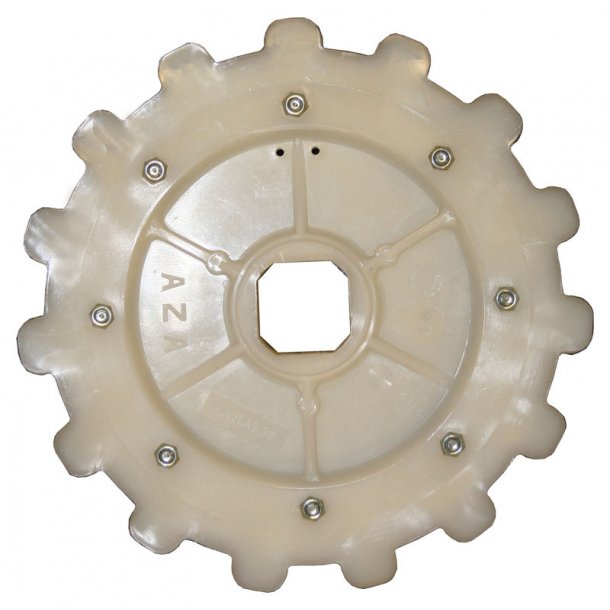 Trækhjul AZA kæde 48 mm firk hul