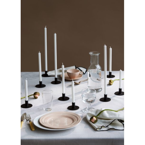 Italienske kirke lys, hvide, 1,3 cm x 13 cm.