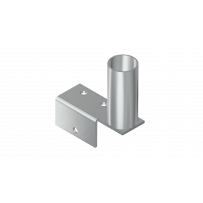 Bracket for the tunnel tube on raised beds in Siberian larch 