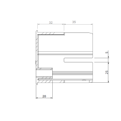 Mounting brackets for top profile