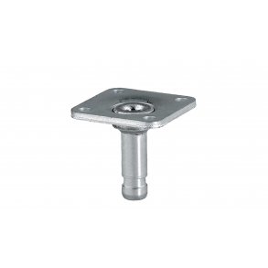 Befstigelsesplade 8 mm til 50 mm hjul