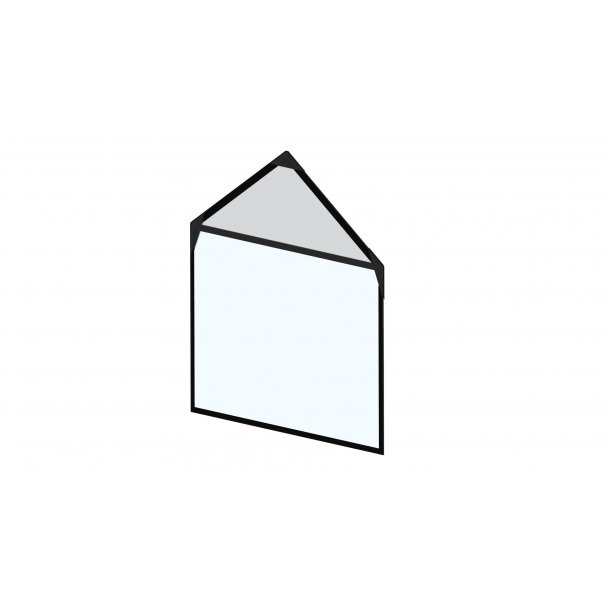 End gable in plastic AIR (ventilation opening)