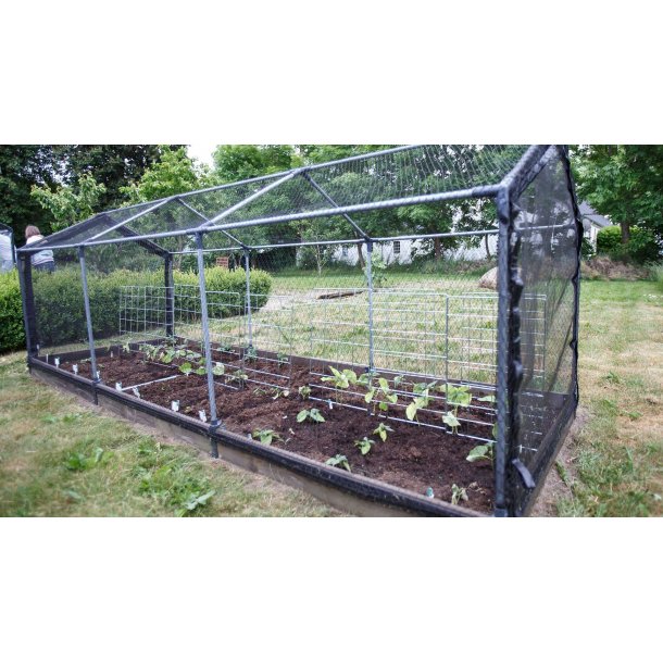 Bird netting to the tunnel raised bed 120x360 cm