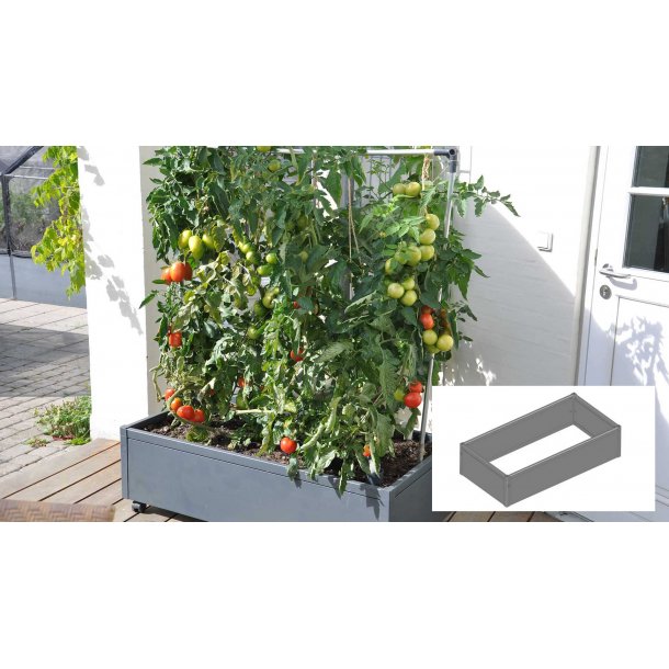 Raised bed PVC 30x62x120 cm