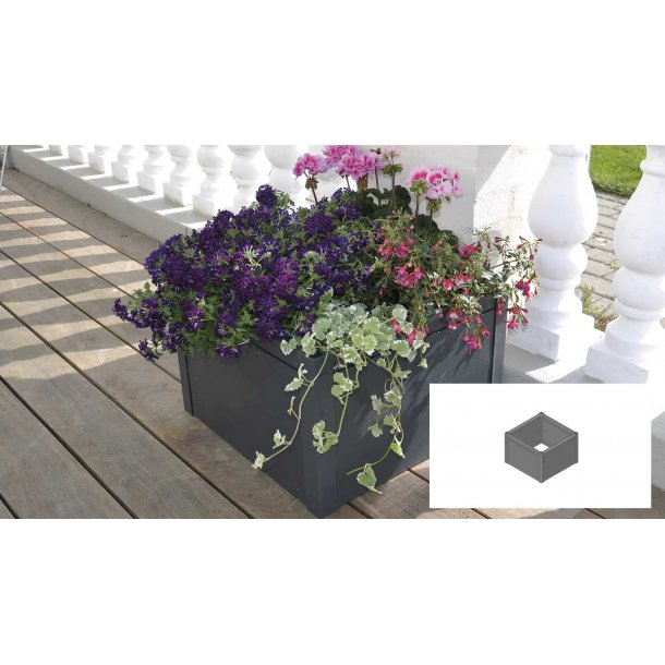 Raised bed in PVC 30x44x44 cm