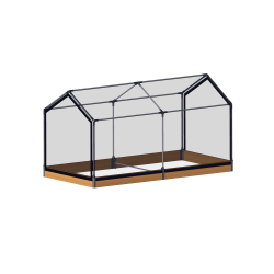 Tunnelhjbed - Sibirisk lrk 15x120x240 cm