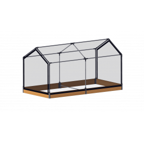 Tunnel Raised bed - Siberian larch 15x120x240 cm