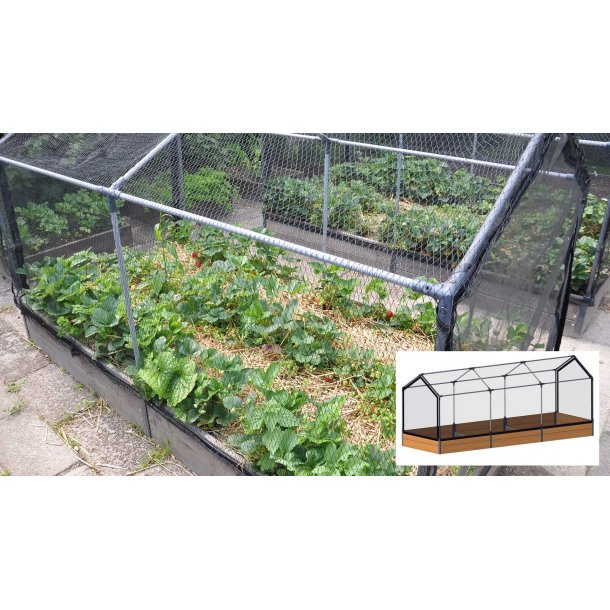 Tunnelhjbed  - Sibirisk lrk 30x120x360 cm