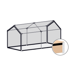 GrowTunnel for pallet frames 3 pcs. 120x240cm (exclusive pallet frames)