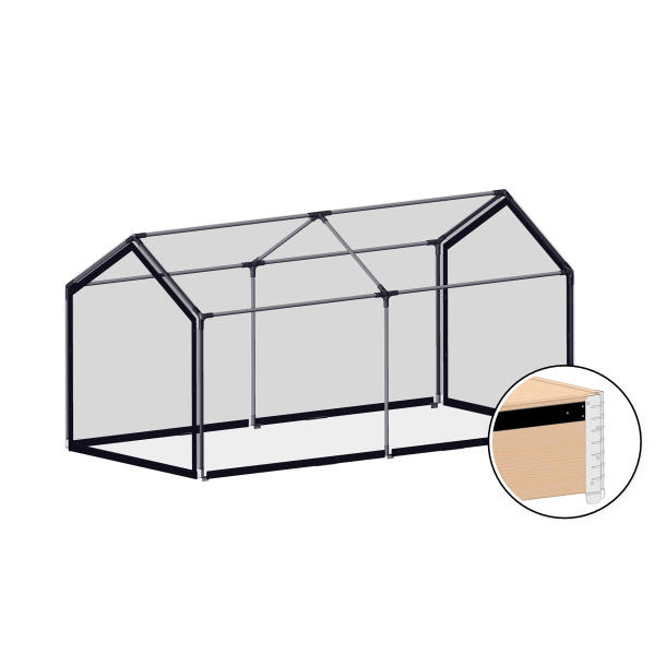 GrowTunnel for pallet frames 3 pcs. 120x240cm (exclusive pallet frames)