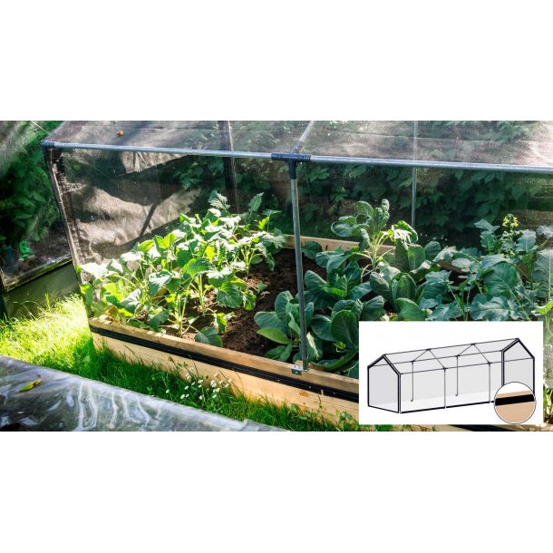 Tunnel top section - for own wooden raised bed of 120x355 cm