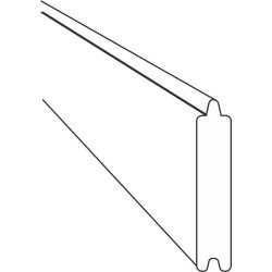 Fer/not plastplanka 2,8x15(13,8)x360 cm - med struktur